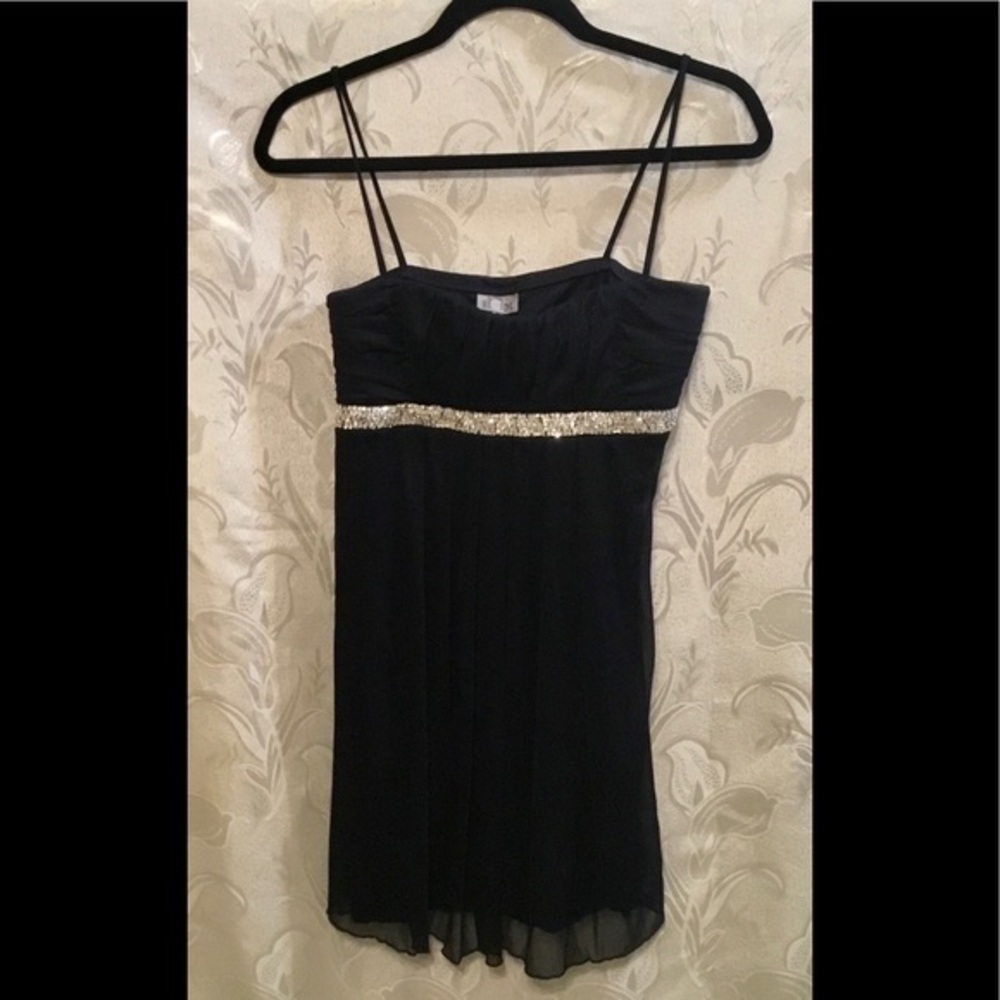 Sweet Storm Black Lace Rhinestone Cocktail Dress